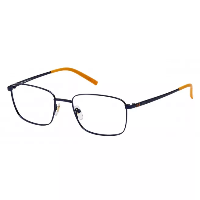 Lunettes de vues en métal noir avec détails oranges - Seiko