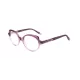 Lunettes de vue mauve foncé à fleurs - LuluCastagnette Enfant